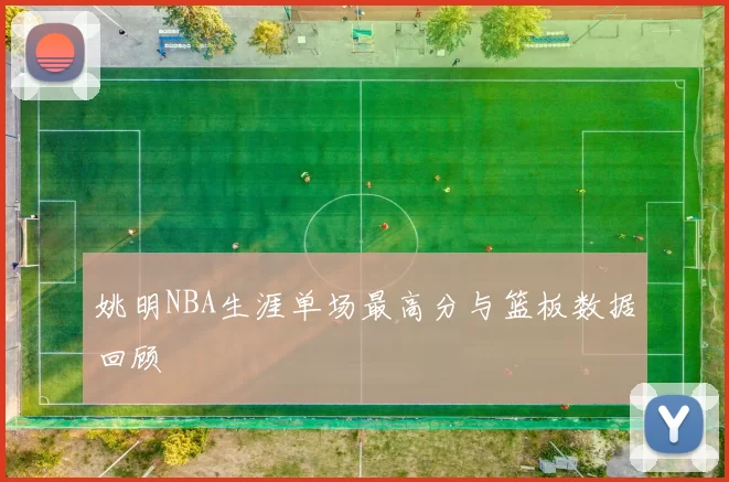 姚明NBA生涯单场最高分与篮板数据回顾